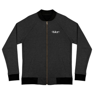 hkr Embroidered Unisex Bomber Jacket
