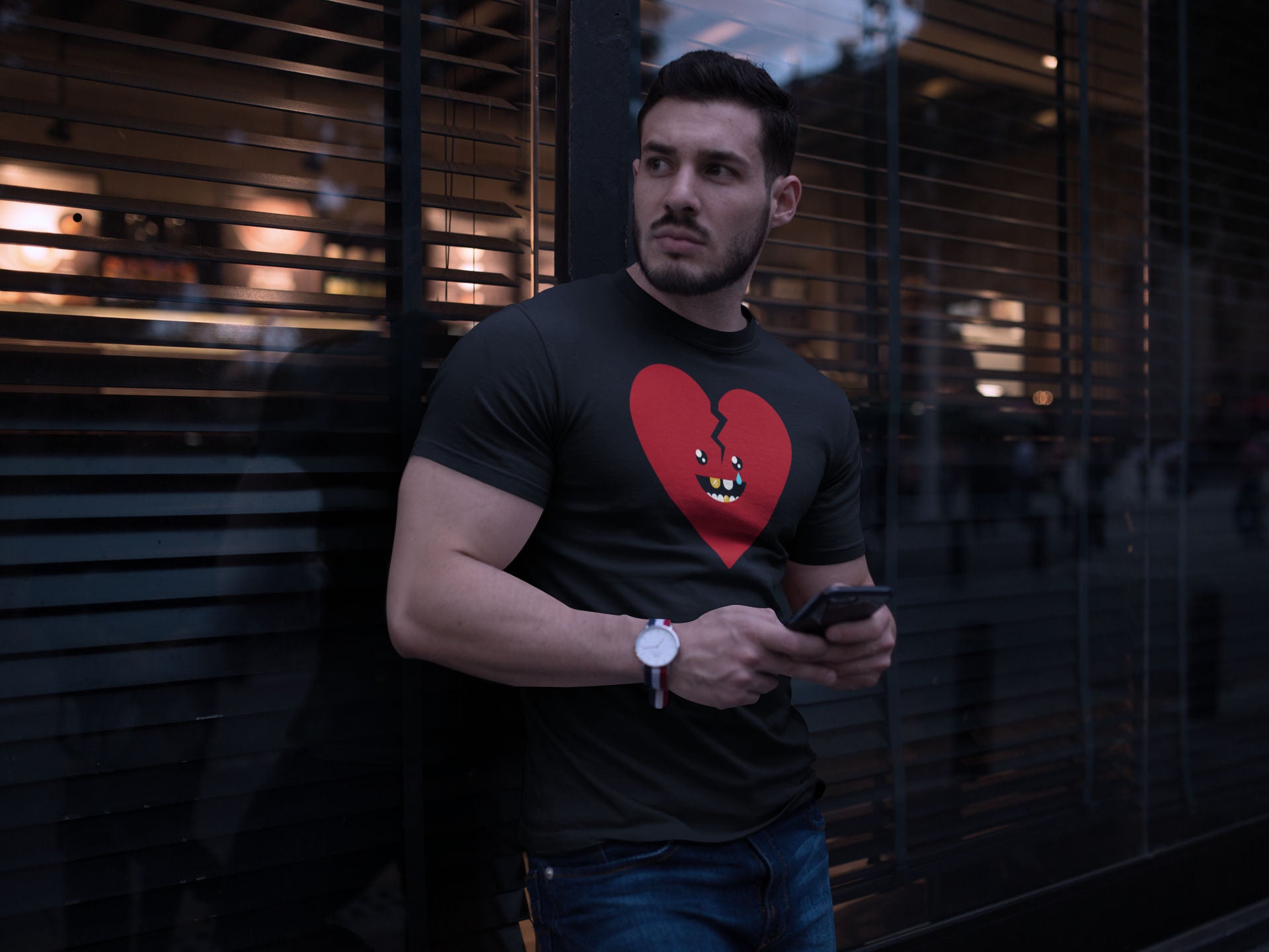 HeartBreak Kid Unisex T-shirt by Sexy Hackers