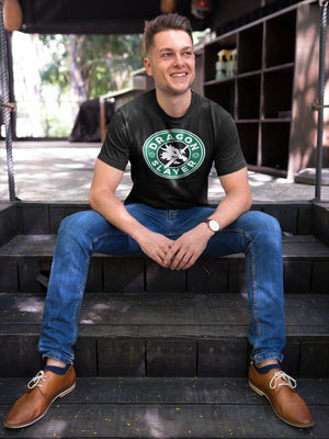 RPG Dragons Starbucks Logo Unisex T-Shirt
