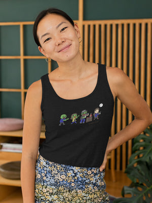 Zombie SexyHackers Team Women's Racer-back Tank-top