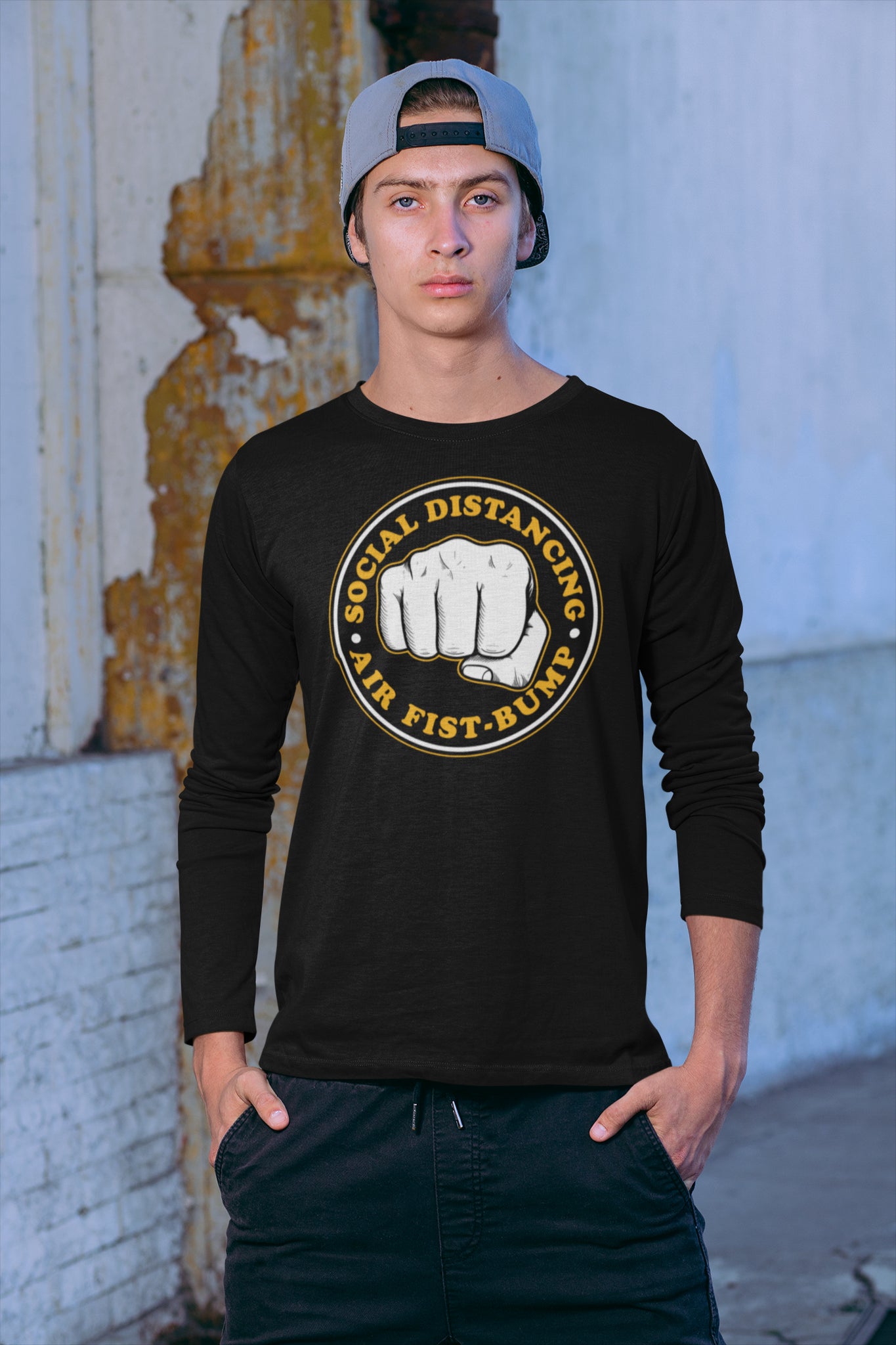 Air Fist Bump Men's Long Sleeve