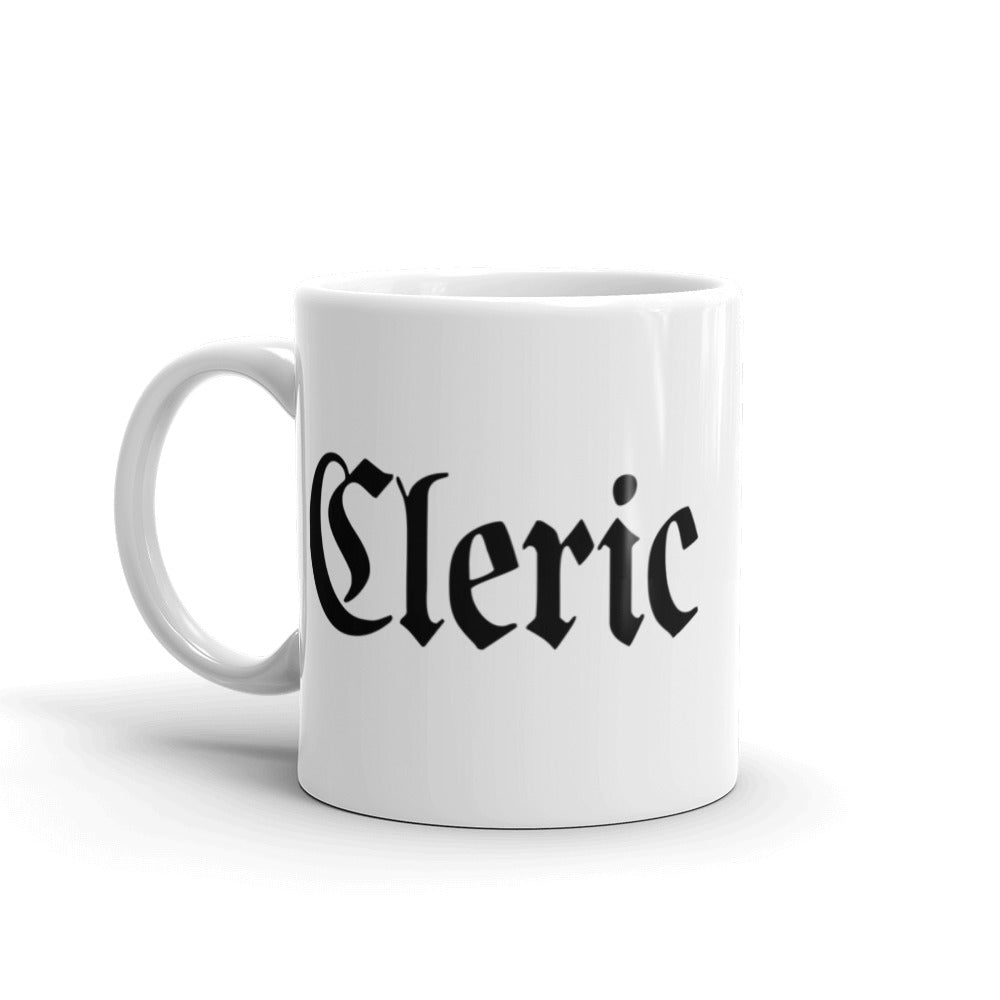 Cleric RPG Class Coffee Mug