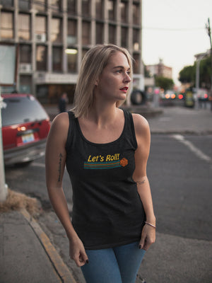Let's Roll Women's Racer-back Tank-top