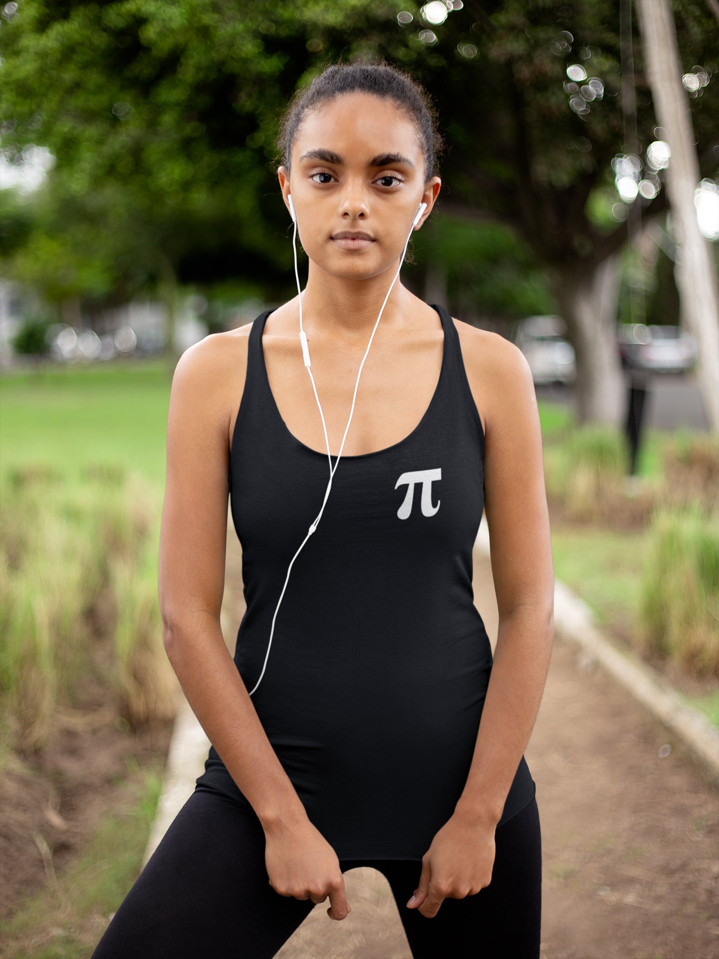 Pi Women's Racer-back Tank-top