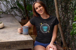Atomic Coffee Women's Scoopneck T-shirt