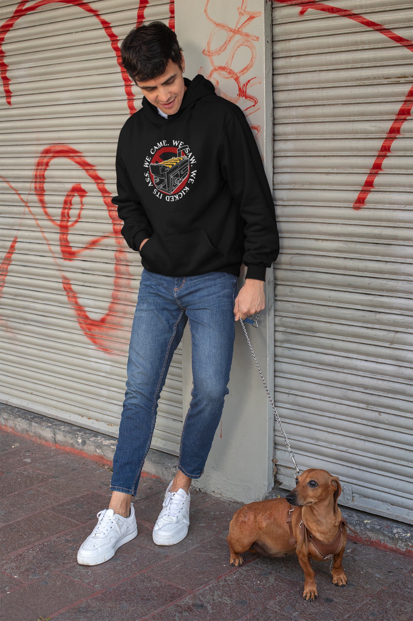 We Came We Saw We Kicked Unisex Hoodies