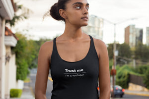 Trust me, I'm a YouTuber Women's Racer-back Tank-top