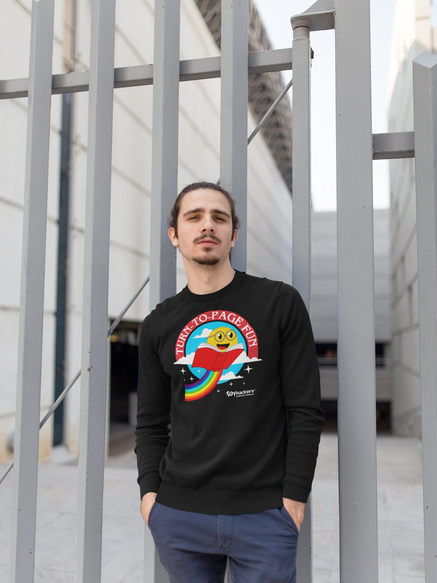 Turn-To-Page Fun Unisex Sweatshirts