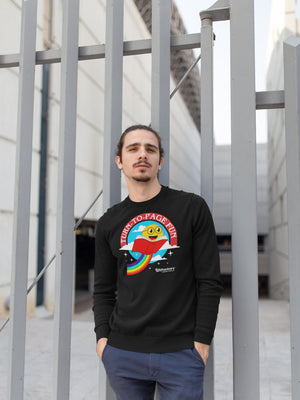 Turn-To-Page Fun Unisex Sweatshirts