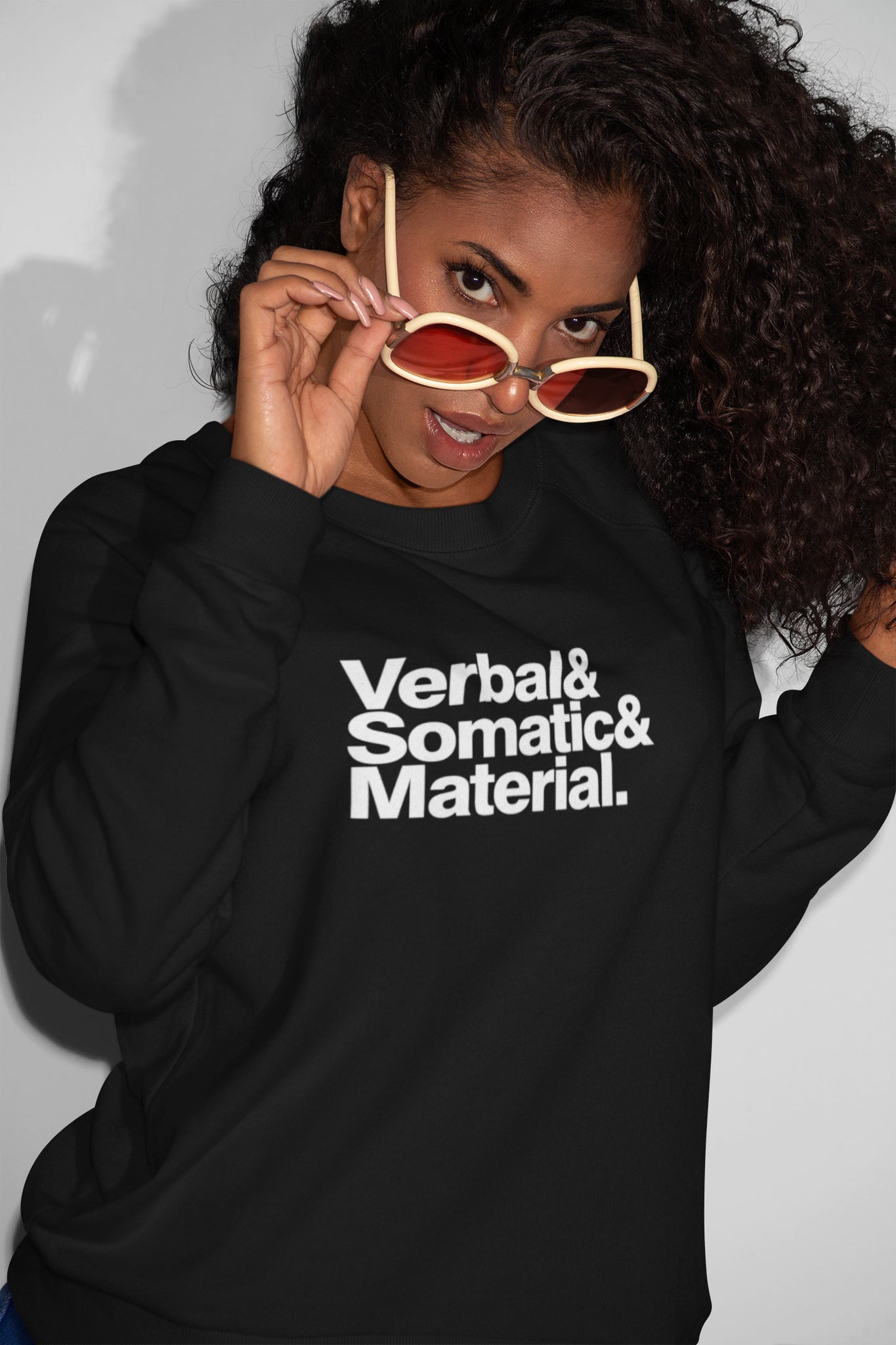 Verbal Somatic Material Unisex Sweatshirts
