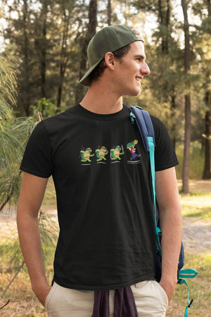 Ninja Turtles and Mario Unisex T-shirt