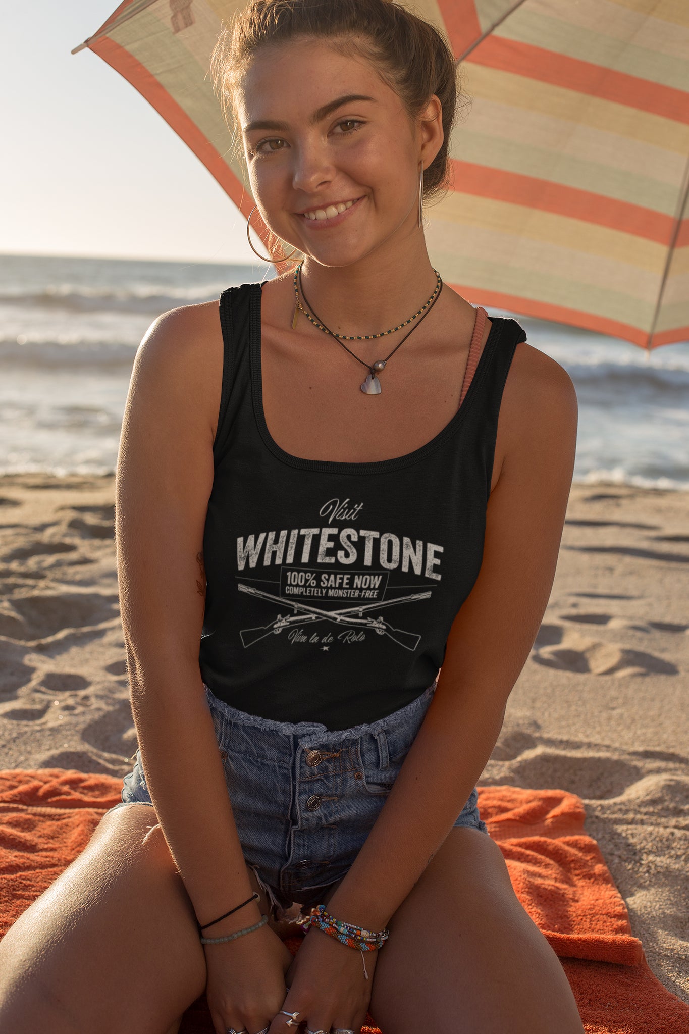 Visit Whitestone Women's Racer-back Tank-top