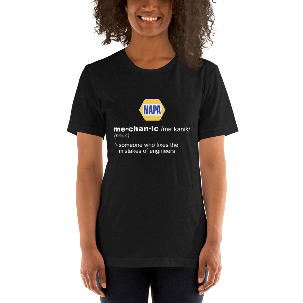 Definition Of A Mechanic Unisex T-shirt