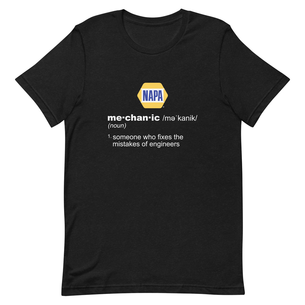 Definition Of A Mechanic Unisex T-shirt