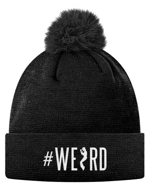 Pom Pom Knit Cap - #Weird  - 1
