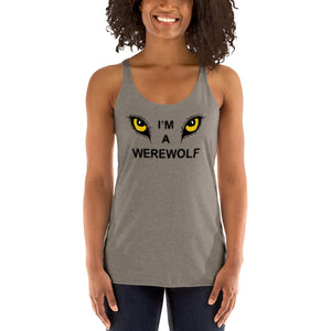 I'm A Werewolf Women's Racerback Tank-Top