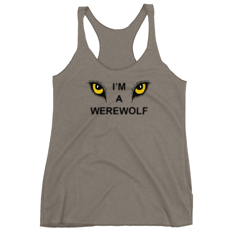 I'm A Werewolf Women's Racerback Tank-Top
