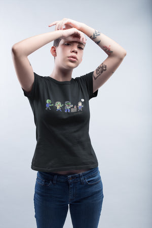 Zombie SexyHackers Team Women's Scoopneck T-shirt