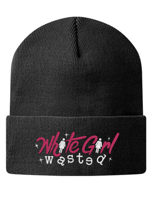 Knit Beanie - White Girl Wasted 
