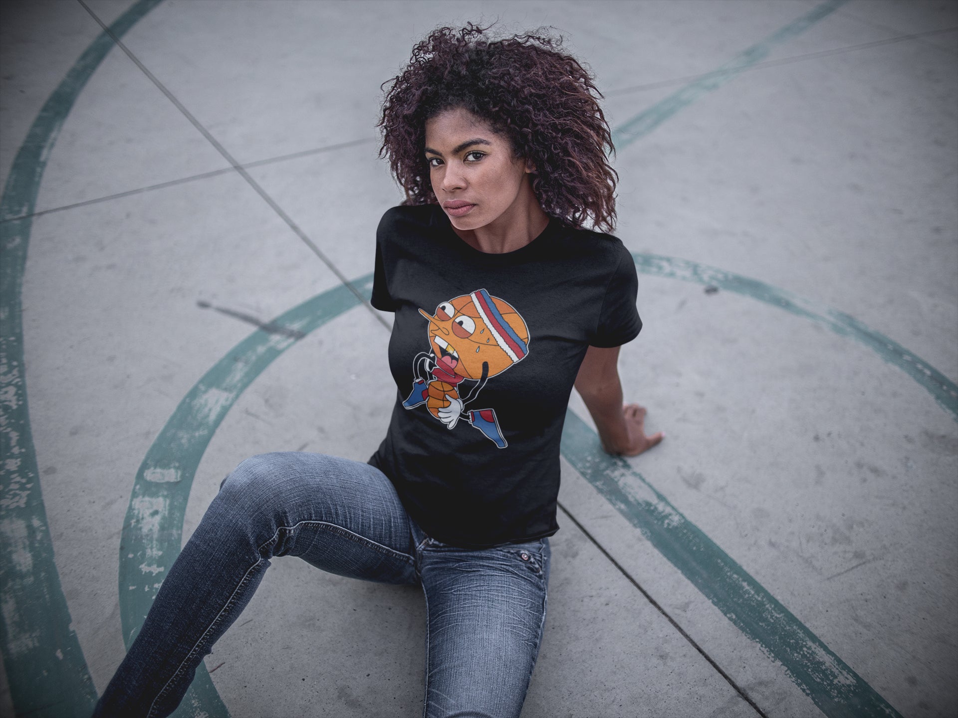 Half Court Hero Women's Scoopneck T-shirt
